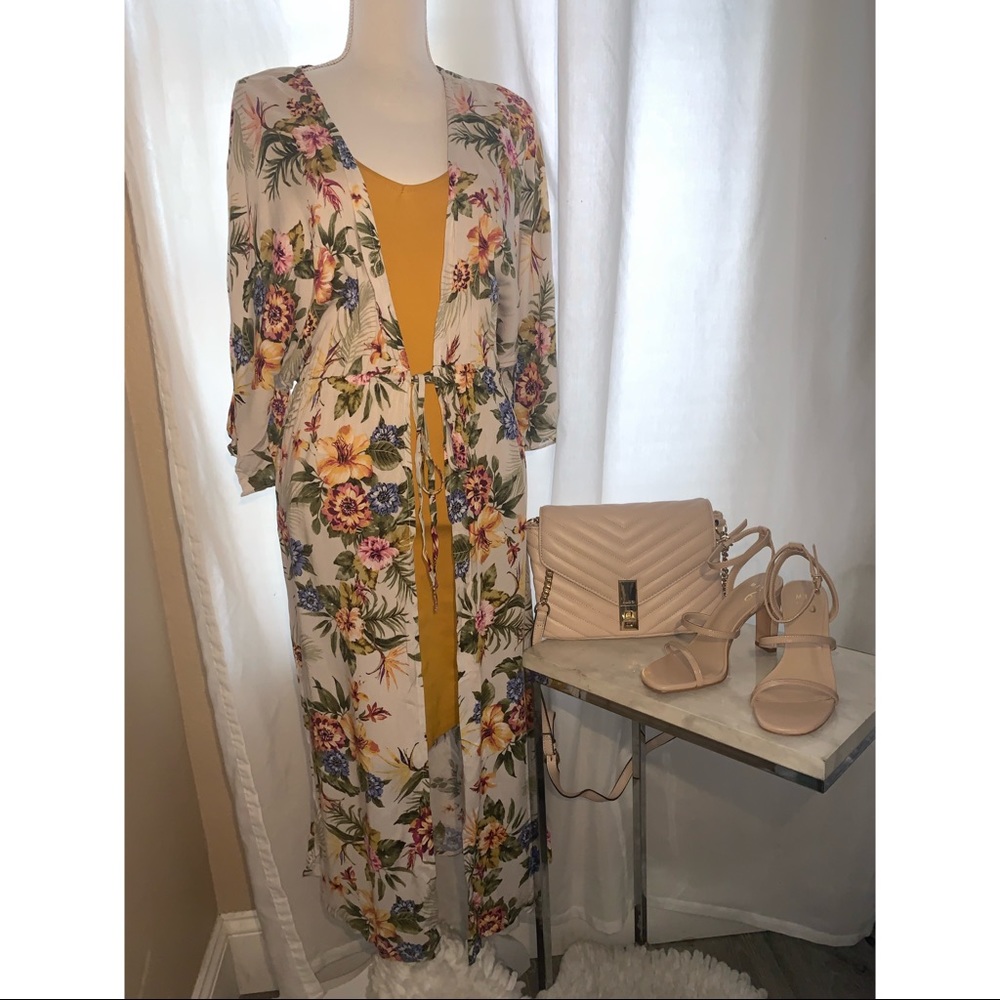 Floral kimono